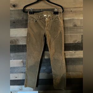 J. Crew Classic Brown Corduroy Trousers